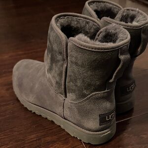 UGG Charcoal Suede Ankle Boots